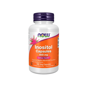 Inositol 500mg Now Foods 100 Cápsulas - INOSITOL 500MG NOW FOODS 100 CÁPSULAS