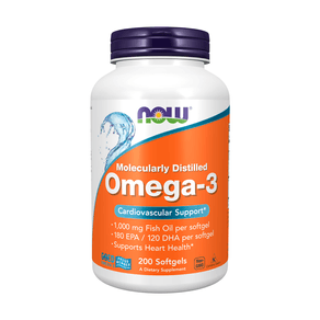 Ômega 3 1000mg Now Foods 200 Cápsulas