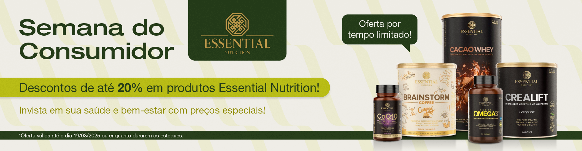 Semana do consumidor - essential